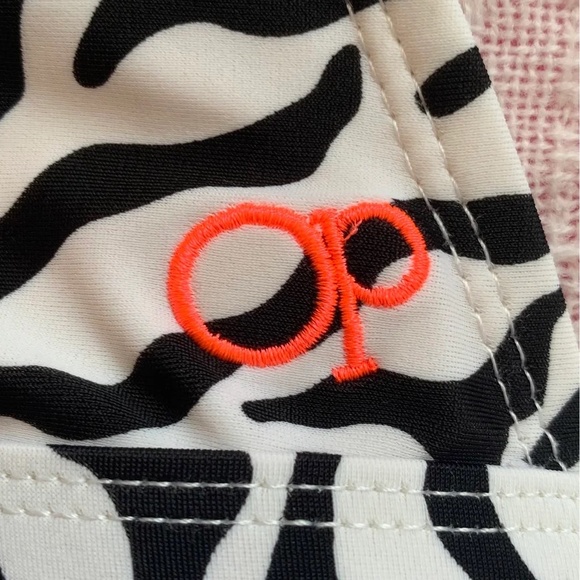 Op Zebra Print Swimwear- Bikini/two piece- Toddler Girls size 24m - Picture 3 of 4